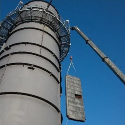 Horizontal Gas Turbine Exhaust Silencer Step 4